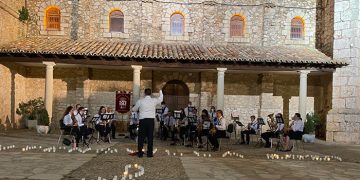 Primer concierto de la Banda de Música de Fuentenovilla desde que comenzó la pandemia