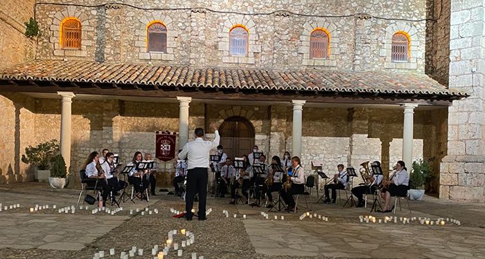 Primer concierto de la Banda de Música de Fuentenovilla desde que comenzó la pandemia