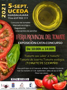 Uceda acogerá el domingo 5 de septiembre la Primera Feria Provincial del Tomate “con sabor a tomate”