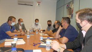 UNICO muestra a David Peña su preocupación por el relevo generacional del tejido empresarial de El Provencio