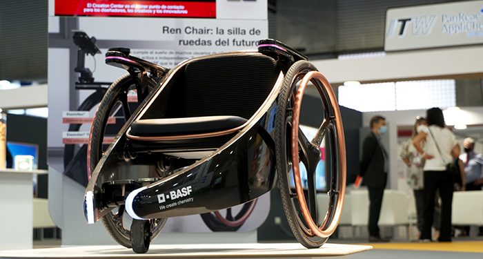 BASF expone la silla de ruedas del futuro, Ren Chair, en Expoquimia 2021 1 BASF expone la silla de ruedas del futuro, Ren Chair, en Expoquimia 2021