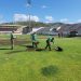 Comienzan los trabajos de resembrado del césped de la Fuensanta