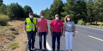 El Gobierno regional destina alrededor de 200.000 euros a la mejora de la CM-210 a su paso por Cueva del Hierro