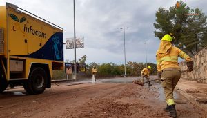 El Gobierno regional moviliza más de 200 efectivos y 80 medios para paliar las consecuencias del temporal en los municipios más afectados