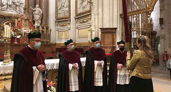 El Pendón de Alfonso VIII vuelve a la Catedral en un acto simbólico en la festividad de San Mateo