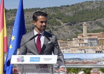 El presidente de AJE Cuenca, Javier Redondo, nombrado también presidente de AJE Castilla-La Mancha