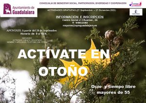 El programa ‘Actívate en otoño’ para mayores de 55 años de Guadalajara regresa con nuevos cursos como informática, defensa personal o risoterapia