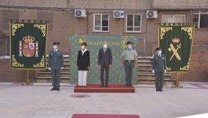 Grande-Marlaska preside la toma de posesión de la nueva jefa de la Comandancia de la Guardia Civil en Guadalajara