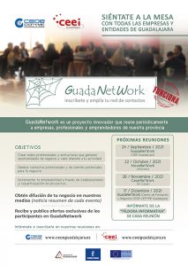 Guadanetwork programa cuatro nuevos encuentros para el último cuatrimestre de 2021, con el objetivo de seguir acercando empresas