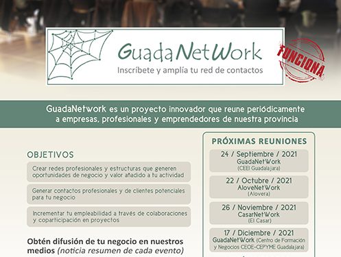 Guadanetwork programa cuatro nuevos encuentros para el último cuatrimestre de 2021, con el objetivo de seguir acercando empresas 1 Guadanetwork programa cuatro nuevos encuentros para el último cuatrimestre de 2021, con el objetivo de seguir acercando empresas