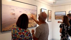 Inaugurada la exposición 'Paisajes urbanos' en la Demarcación de Guadalajara del COACM