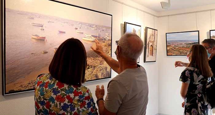 Inaugurada la exposición 'Paisajes urbanos' en la Demarcación de Guadalajara del COACM