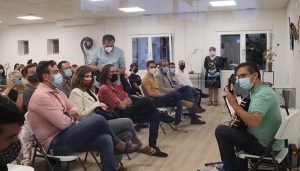 La Biblioteca de Cabanillas estrena su ampliación en una tarde entre letras, música y escultura