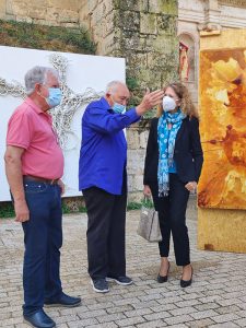 La delegada de Hacienda y Administraciones Públicas pone en valor la exposición de ‘Kieff’ y alaba el esfuerzo dinamizador de Tendilla