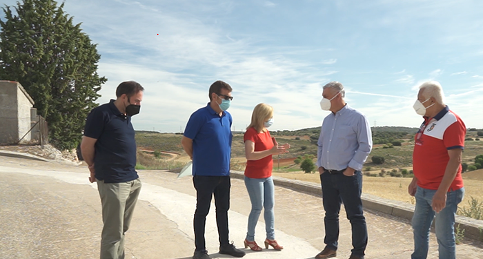 La Diputación de Guadalajara renueva 470 metros de tuberías de agua en Fuentenovilla