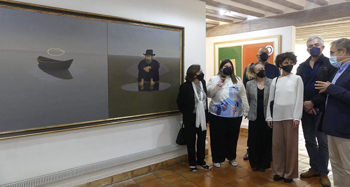 La familia de Alfredo Castañeda dona el cuadro Esperando para partir a la Fundación Antonio Pérez