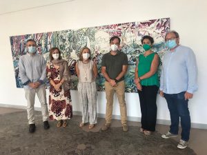 La Sala de Exposiciones Iberia acoge la muestra ´Donde siempre pasa de todo. La construcción de un paisaje, un viaje fantástico´ de la artista conquense Belén Carretero