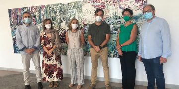 La Sala de Exposiciones Iberia acoge la muestra ´Donde siempre pasa de todo. La construcción de un paisaje, un viaje fantástico´ de la artista conquense Belén Carretero
