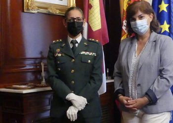 La subdelegada de Guadalajara recibe a la nueva jefa de la Comandancia de la Guardia Civil