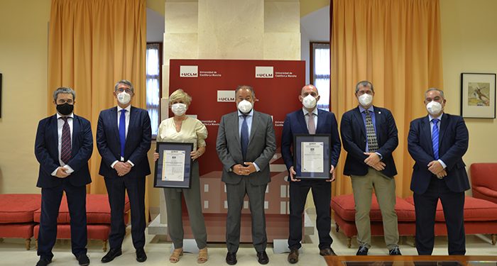 La UCLM es la primera universidad española en obtener la certificación de Seguridad y Salud frente al COVID-19 en el Trabajo de AENOR