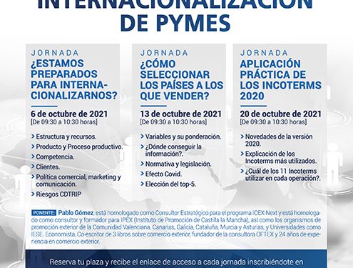 Nuevo ciclo de talleres de internacionalización organizados por CEOE-Cepyme Guadalajara 1 Nuevo ciclo de talleres de internacionalización organizados por CEOE-Cepyme Guadalajara