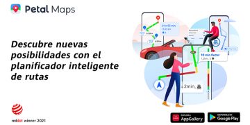 Petal Maps celebra su victoria en los Red Dot Awards junto con el lanzamiento de nuevas funciones