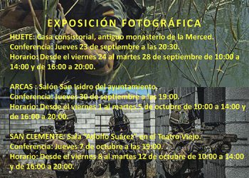 Huete, Arcas y San Clemente podrán disfrutar de una exposición fotográfica sobre Boinas Verdes en Acción Huete, Arcas y San Clemente podrán disfrutar de una exposición fotográfica sobre Boinas Verdes en Acción