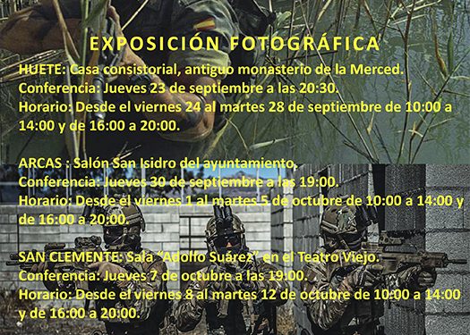 Huete, Arcas y San Clemente podrán disfrutar de una exposición fotográfica sobre Boinas Verdes en Acción 1 Huete, Arcas y San Clemente podrán disfrutar de una exposición fotográfica sobre Boinas Verdes en Acción