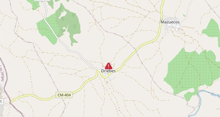 Sale de la carretera un autobús escolar en Driebes con 24 menores 1 Sale de la carretera un autobús escolar en Driebes con 24 menores