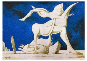 La UCLM rinde en Cuenca tributo al pintor y poeta surrealista Cruzeiro Seixas en la exposición ‘Cuadernos de poesía’