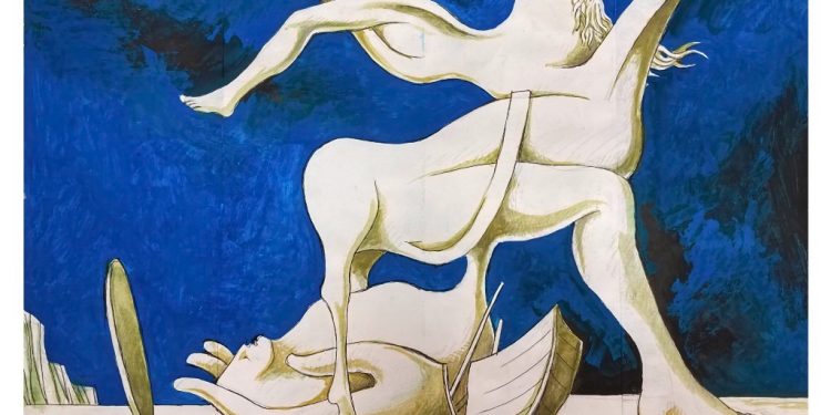 La UCLM rinde en Cuenca tributo al pintor y poeta surrealista Cruzeiro Seixas en la exposición ‘Cuadernos de poesía’