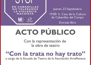 Teatro en Cabanillas para concienciar contra el tráfico de mujeres y la explotación sexual