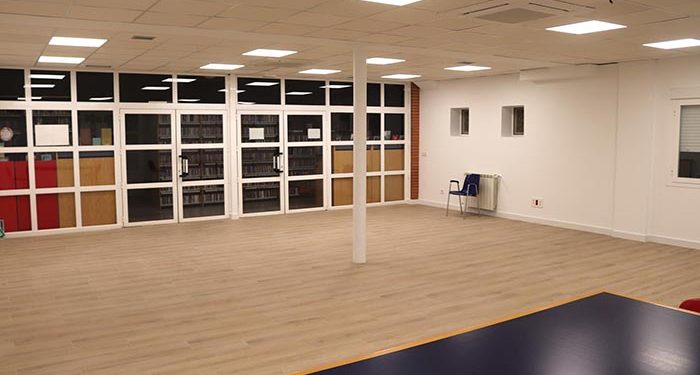 Un acto cultural con música, narración y escultura inaugurará la ampliación de la biblioteca de Cabanillas