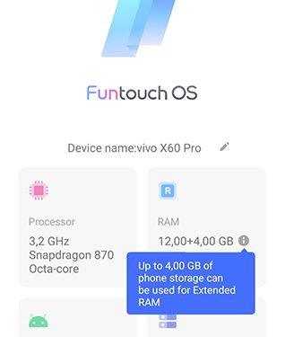 vivo mejora el rendimiento de sus smartphones gracias a la nueva función Extended RAM