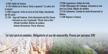 Adesercu y Ribera del Escabas llevan a cabo rutas por los territorios de Cuenca en apoyo de la supervivencia de los pueblos pequeños.