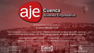 AJE Cuenca celebra el próximo jueves una mesa redonda sobre modelos de inversión tras el covid