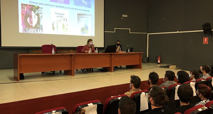 Alicia Palmer invita a la juventud a reflexionar y debatir sobre temas como feminismo y violencia de género a través del cómic 1 Alicia Palmer invita a la juventud a reflexionar y debatir sobre temas como feminismo y violencia de género a través del cómic