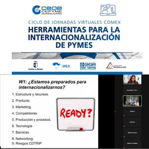 Arranca un nuevo ciclo virtual de jornadas de comercio exterior de CEOE-Cepyme Guadalajara