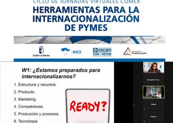 Arranca un nuevo ciclo virtual de jornadas de comercio exterior de CEOE-Cepyme Guadalajara