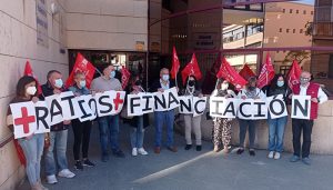 CCOO se moviliza en Cuenca para exigir a la Junta y a las empresas y patronales de residencias privadas de mayores la dignificación del sector de la Dependencia