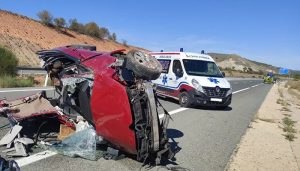 Detenido el conductor de una ambulancia como presunto autor de un homicidio por imprudencia en el accidente de la A-40