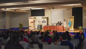 El Ayuntamiento de Guadalajara inicia en el IES Brianda de Mendoza la campaña ‘El reto de la orgánica’, que llevará a todos los centros escolares