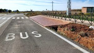 El Ayuntamiento de Pozo de Guadalajara invierte en adecuar con hormigón impreso zonas importantes del pueblo