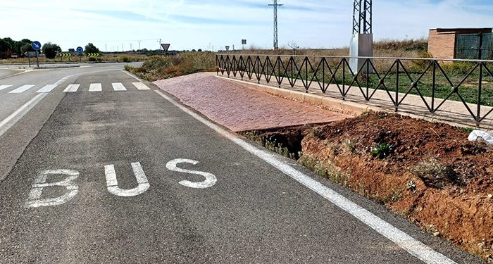 El Ayuntamiento de Pozo de Guadalajara invierte en adecuar con hormigón impreso zonas importantes del pueblo