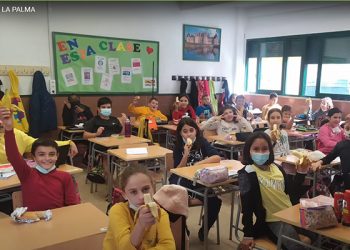 El CEIP Santa Ana de Cuenca muestra su apoyo a «La Palma» con un audiovisual