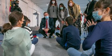 El CEIP ‘Fray Luis de León’ de Belmonte estrena gimnasio y la Junta aprovecha para recalcar su apuesta por su mantenimiento en las zonas rurales