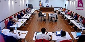 El pleno del Ayuntamiento de Guadalajara aprueba una declaración institucional de apoyo a los vecinos y vecinas de La Palma