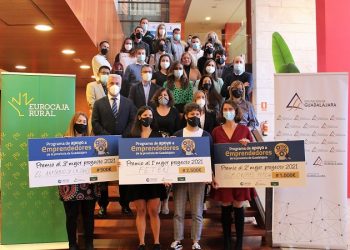 Eurocaja Rural participa en la entrega de premios del IV Programa de Apoyo a Emprendedores de Guadalajara 6 Eurocaja Rural participa en la entrega de premios del IV Programa de Apoyo a Emprendedores de Guadalajara