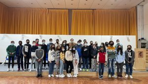 Fran MasterChef imparte una charla a alumnos del IES Pedro Mercedes