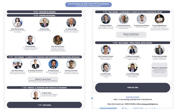 Guadalajara acoge el II Foro Nacional ‘Logistics Spain’ 1 Guadalajara acoge el II Foro Nacional ‘Logistics Spain’